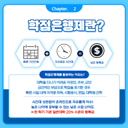 학점은행제 국가평생교육제도