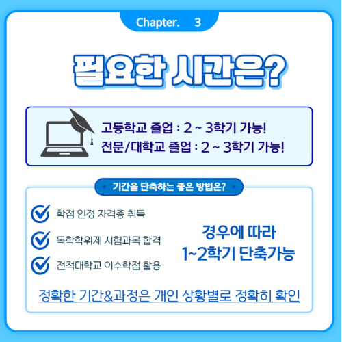 전남과학대학교 간호학과 준비기간