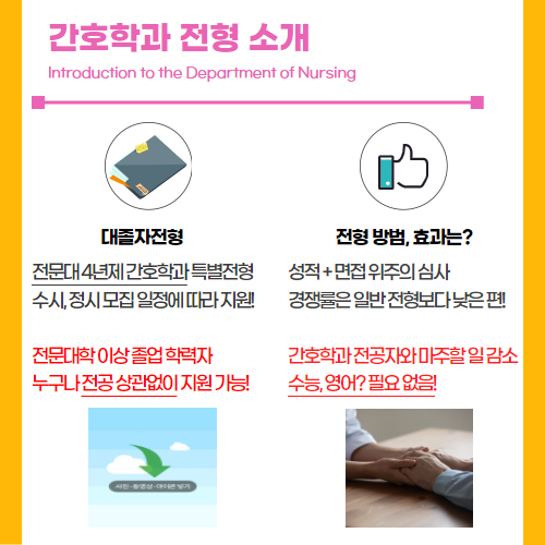 4년제 전문대 간호학과 전형 소개