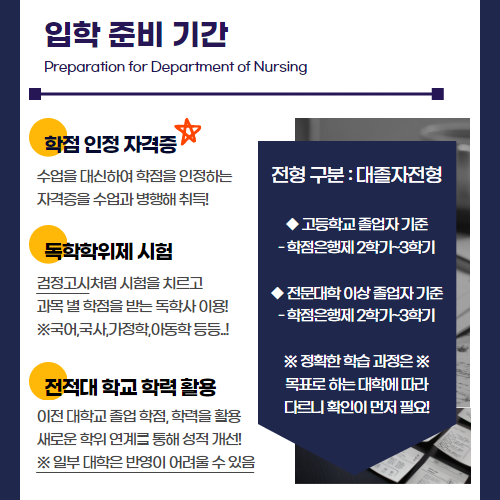 40대 간호사 준비