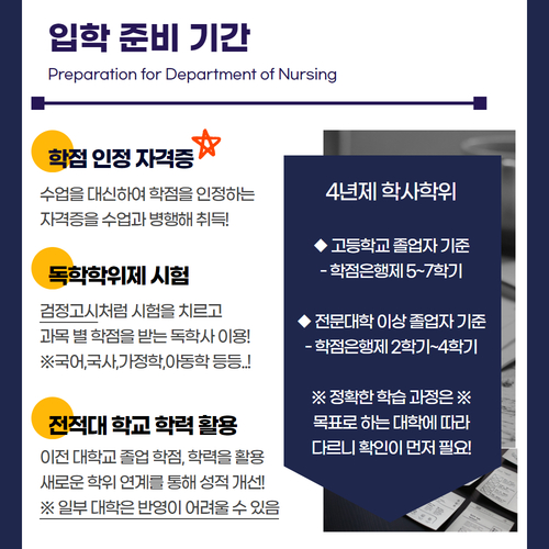 입학준비기간