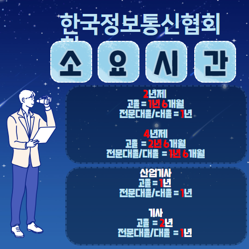 한국정보통신공사협회 경력수첩 준비기간