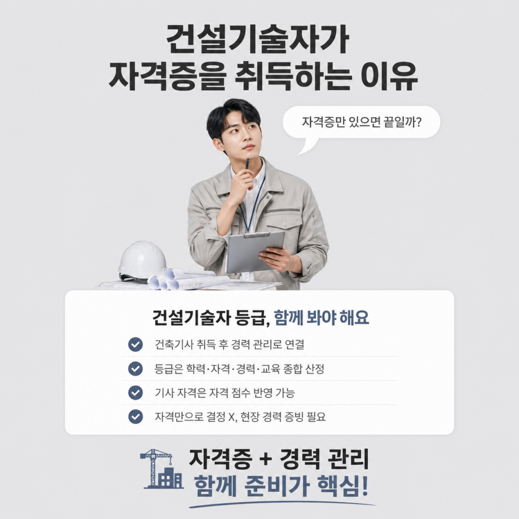 건축기사 자격증 취득 이유