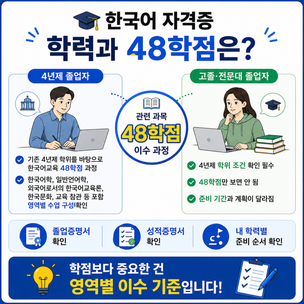 한국어교사2급 학력