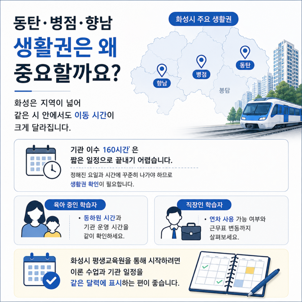화성시 평생교육원 과정
