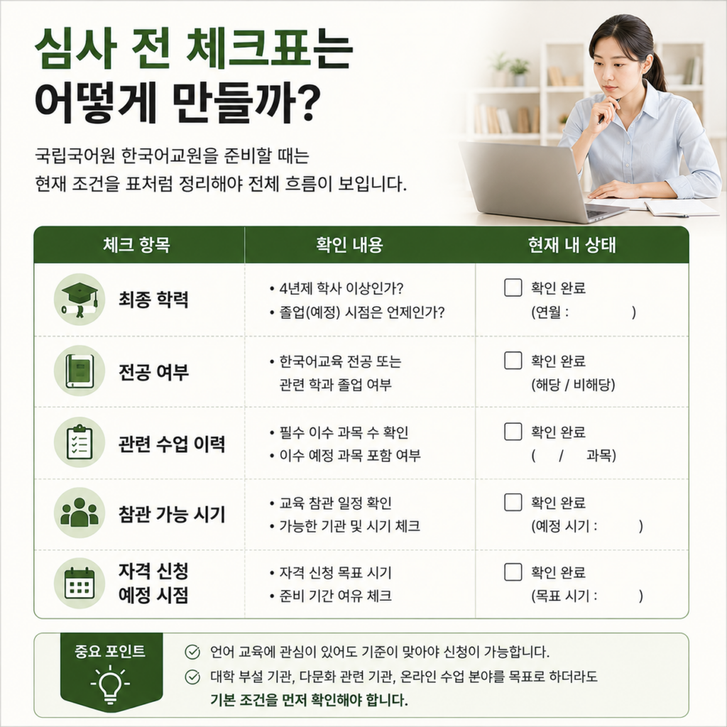 한국어교사 2급 취득방법