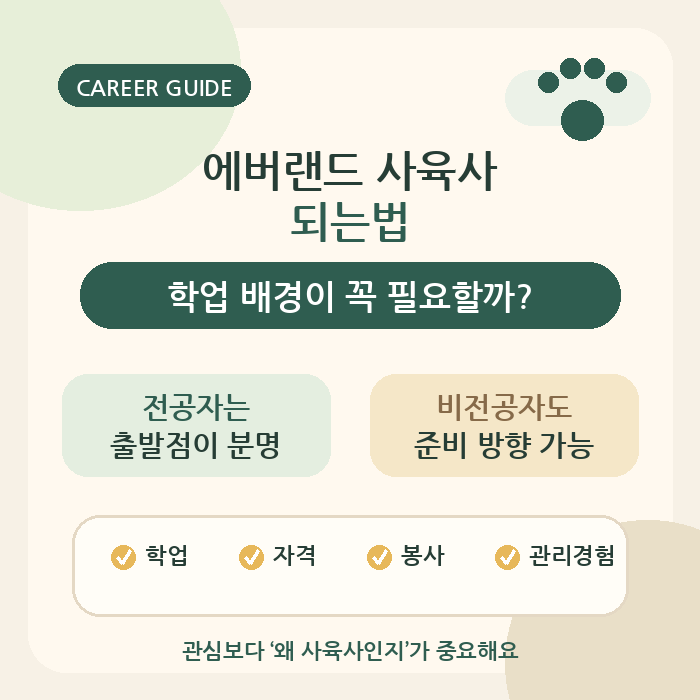 에버랜드 사육사 되는법 배경