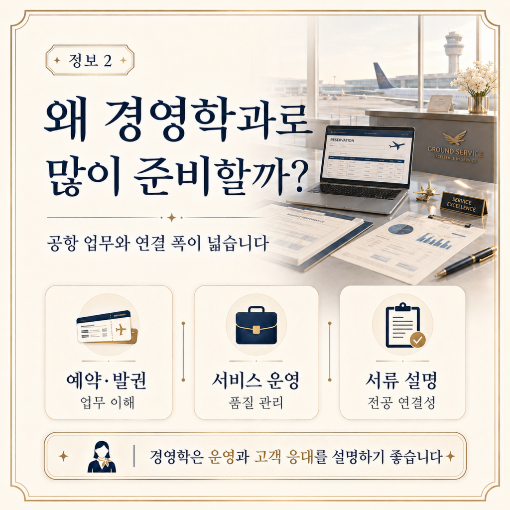 지상직 승무원 되는법 학사