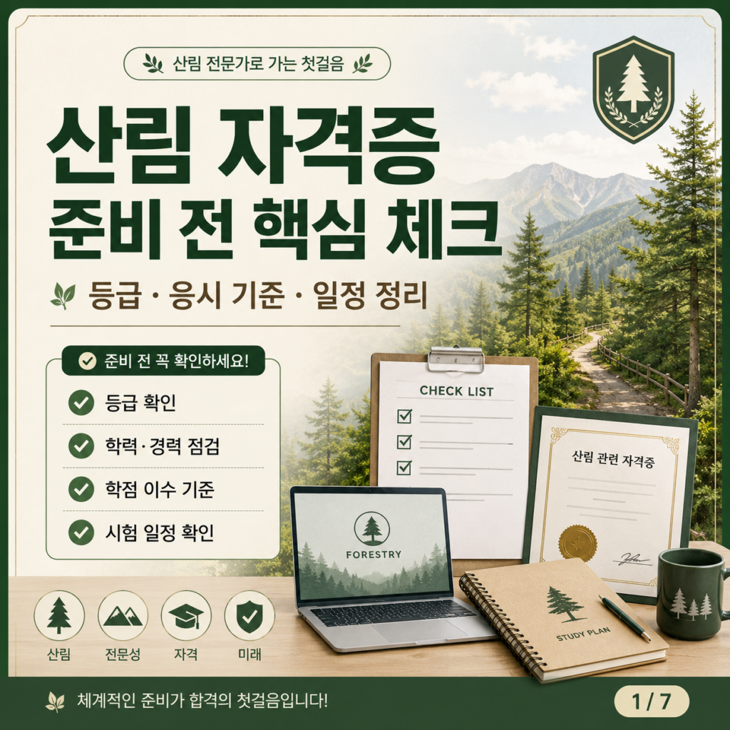 산림 기사 자격요건 학점은행제