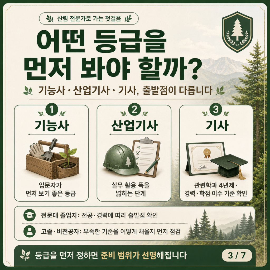 산림 자격증 산림기사