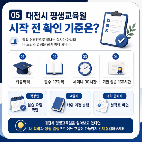 시작 전 확인 기준