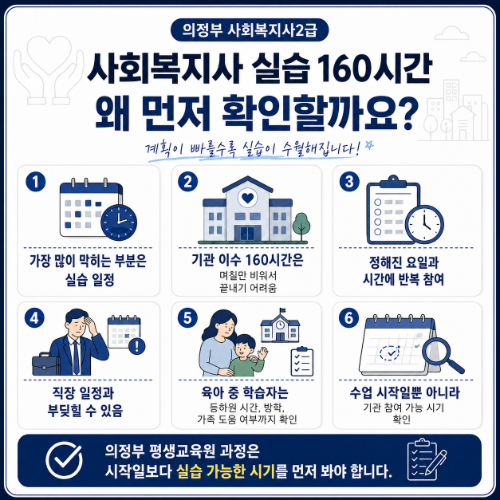 의정부 평생교육원 실습은?