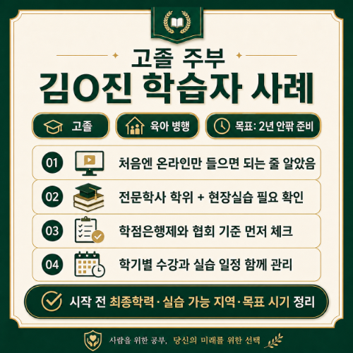 경산시 평생교육원 고졸 주부 사례