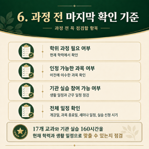 과정 전 확인