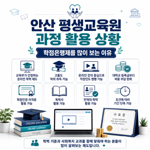 안산 평생교육원 과정