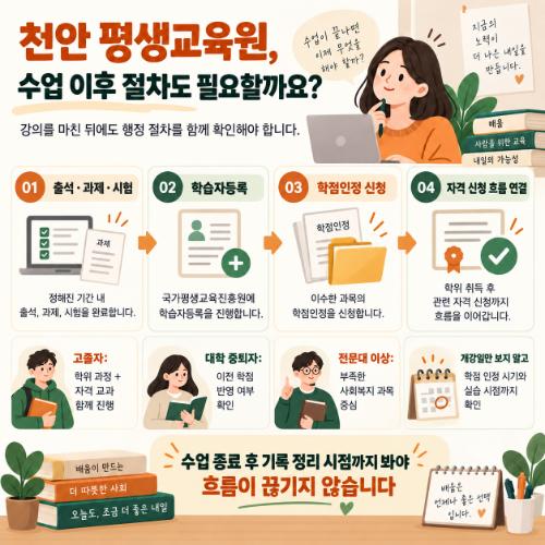 수업 이후 절차